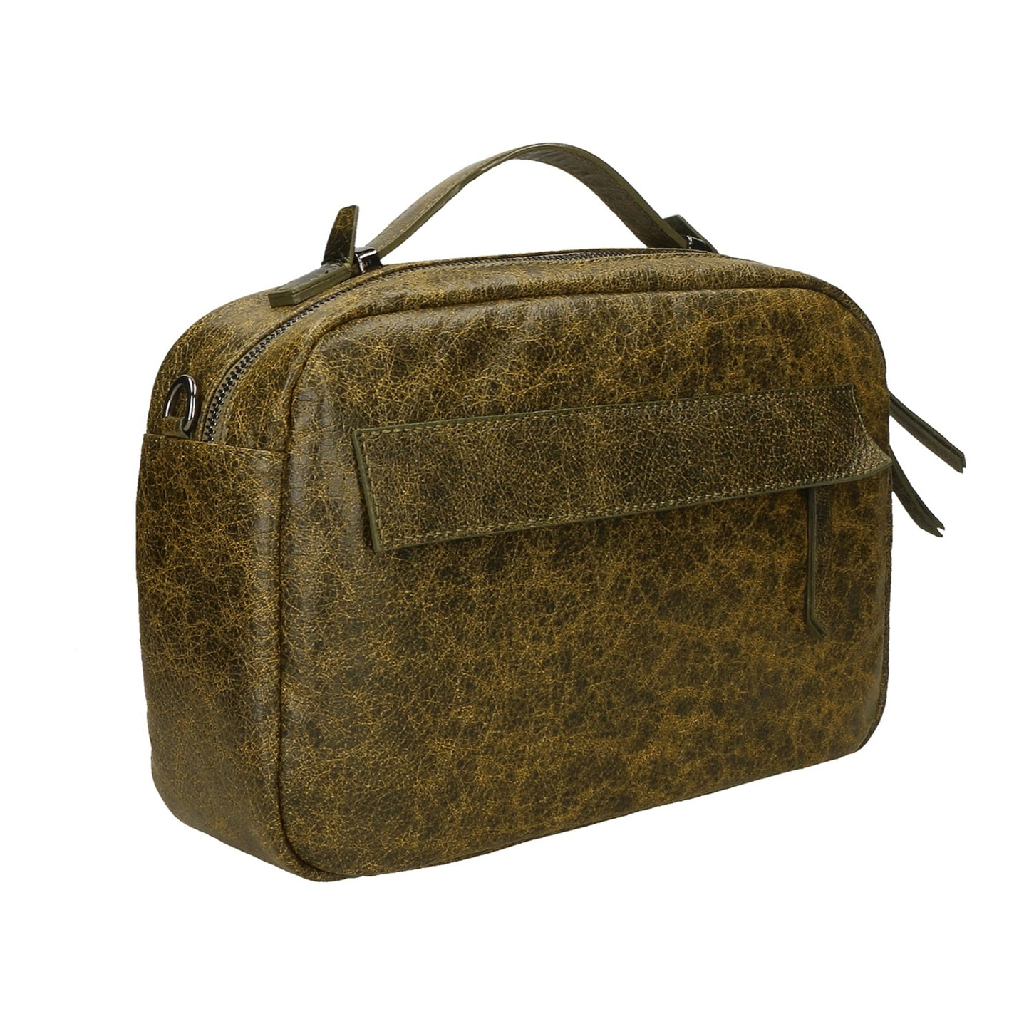 Borsa a mano unisex Modello Avelon - Vera Pelle - 20.0 x 29.0 x 9.0 cm