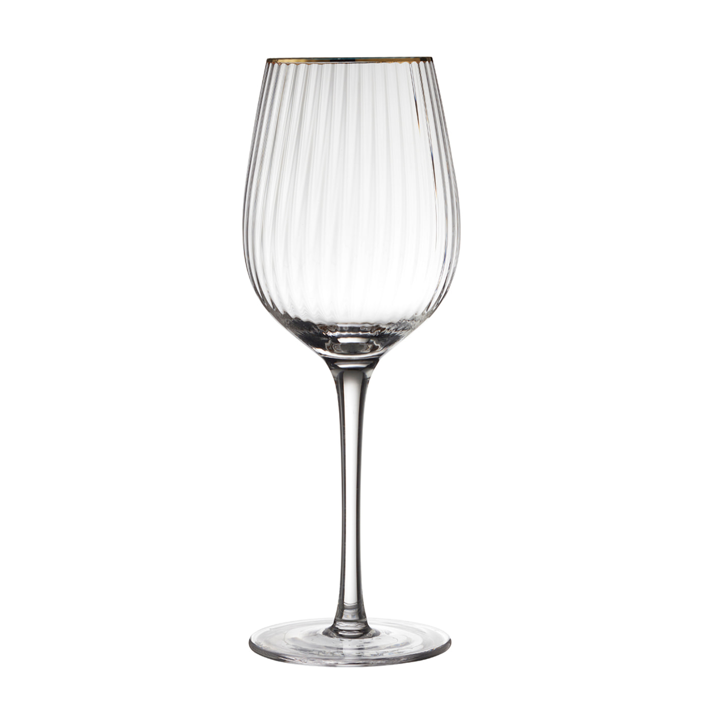 Set de 4 verres à vin rouge Palermo Gold 40 cl