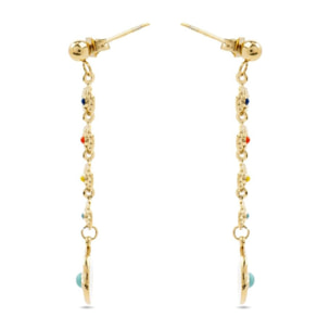 Pendientes Lux by Lux acabados oro 18k