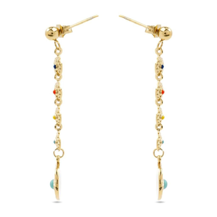 Pendientes Lux by Lux acabados oro 18k