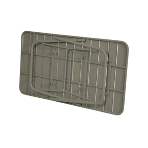 Table de jardin pliante métal 6 places AMÉLIA