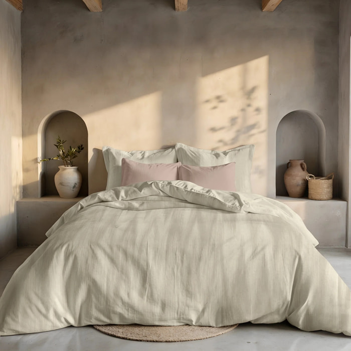 Housse de couette Algemesí Beige 80 fils