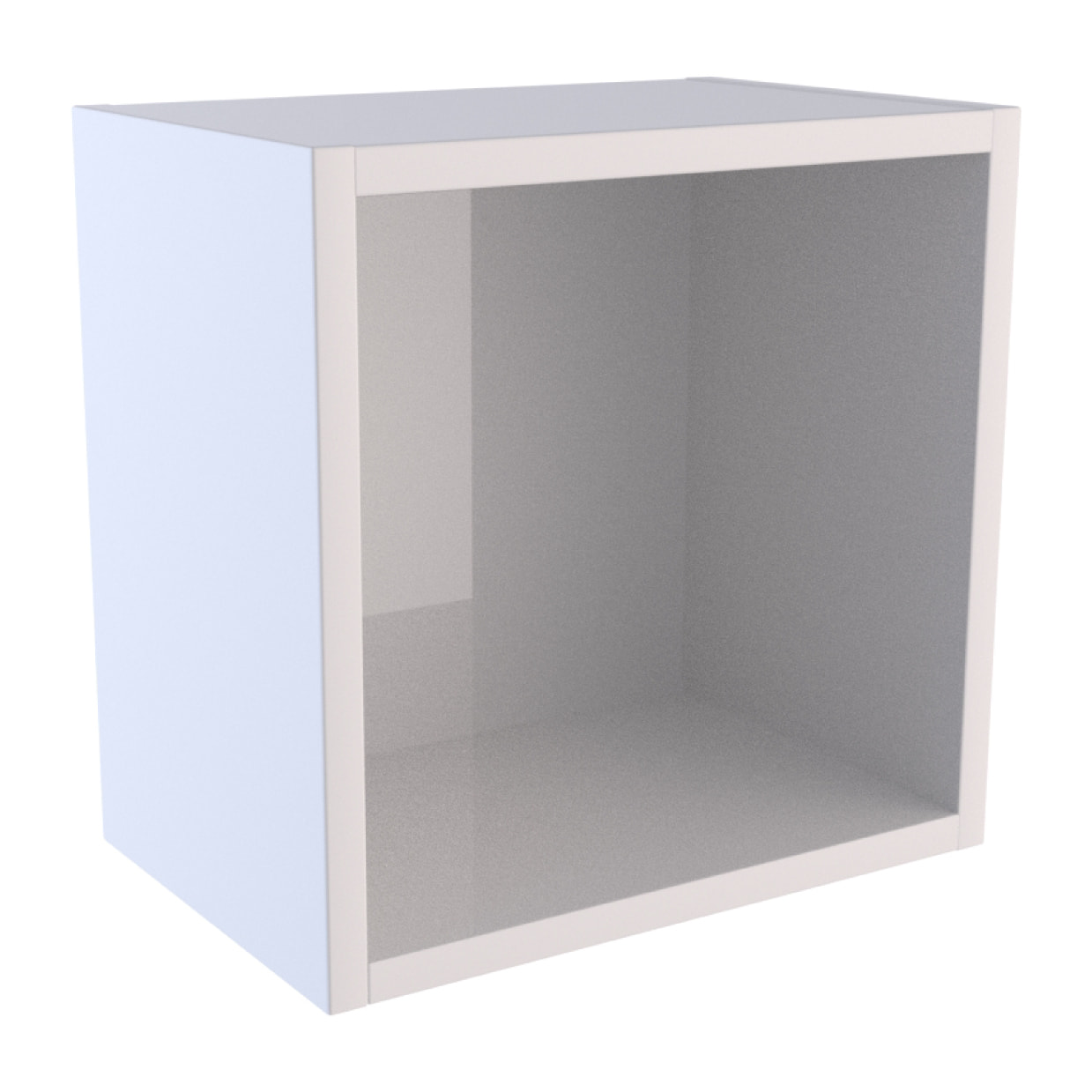 Etagère murale 30x30x20cm carrée blanche de rangement 1 emplacement - PERSONALYZ CUBE