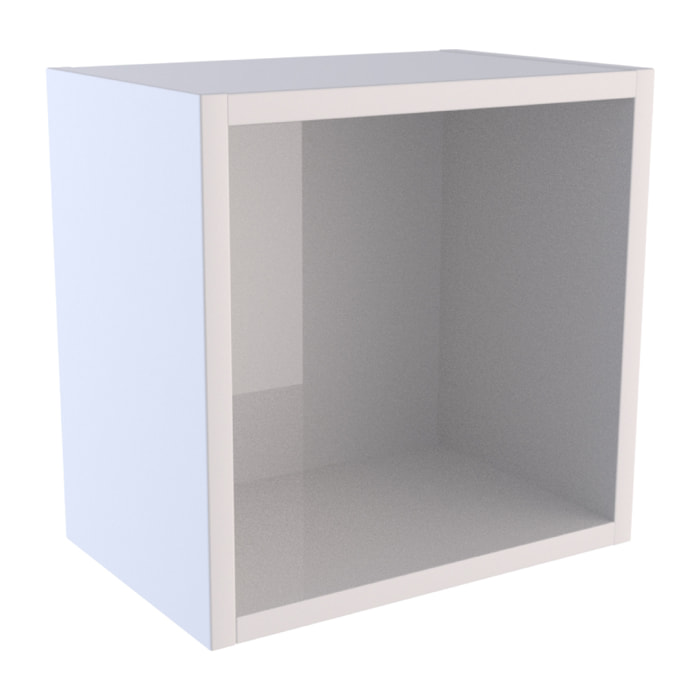 Etagère murale 30x30x20cm carrée blanche de rangement 1 emplacement - PERSONALYZ CUBE