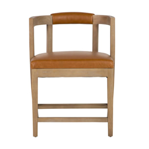 Silla Madera Fresno Marron 59x57x78 Cm