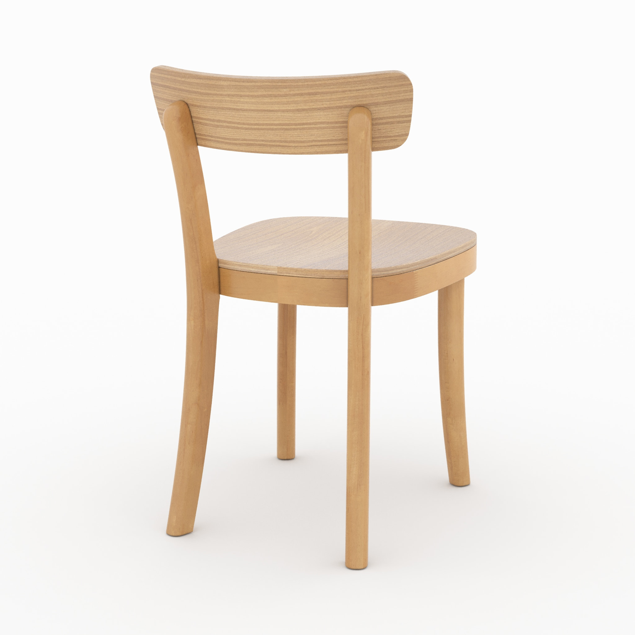 Lot de 2 chaises en bois clair - Keno