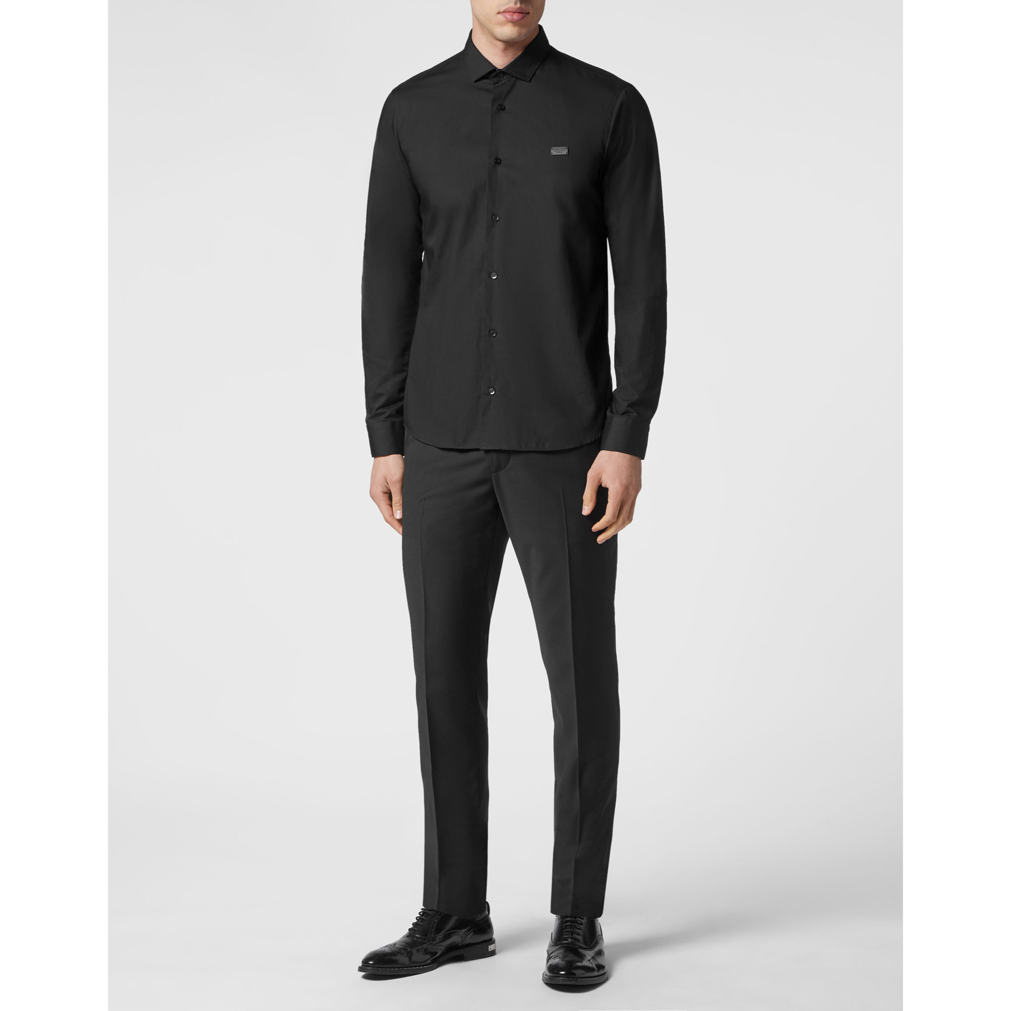 PHILIPP PLEIN Camicia dal taglio slim SNAKE