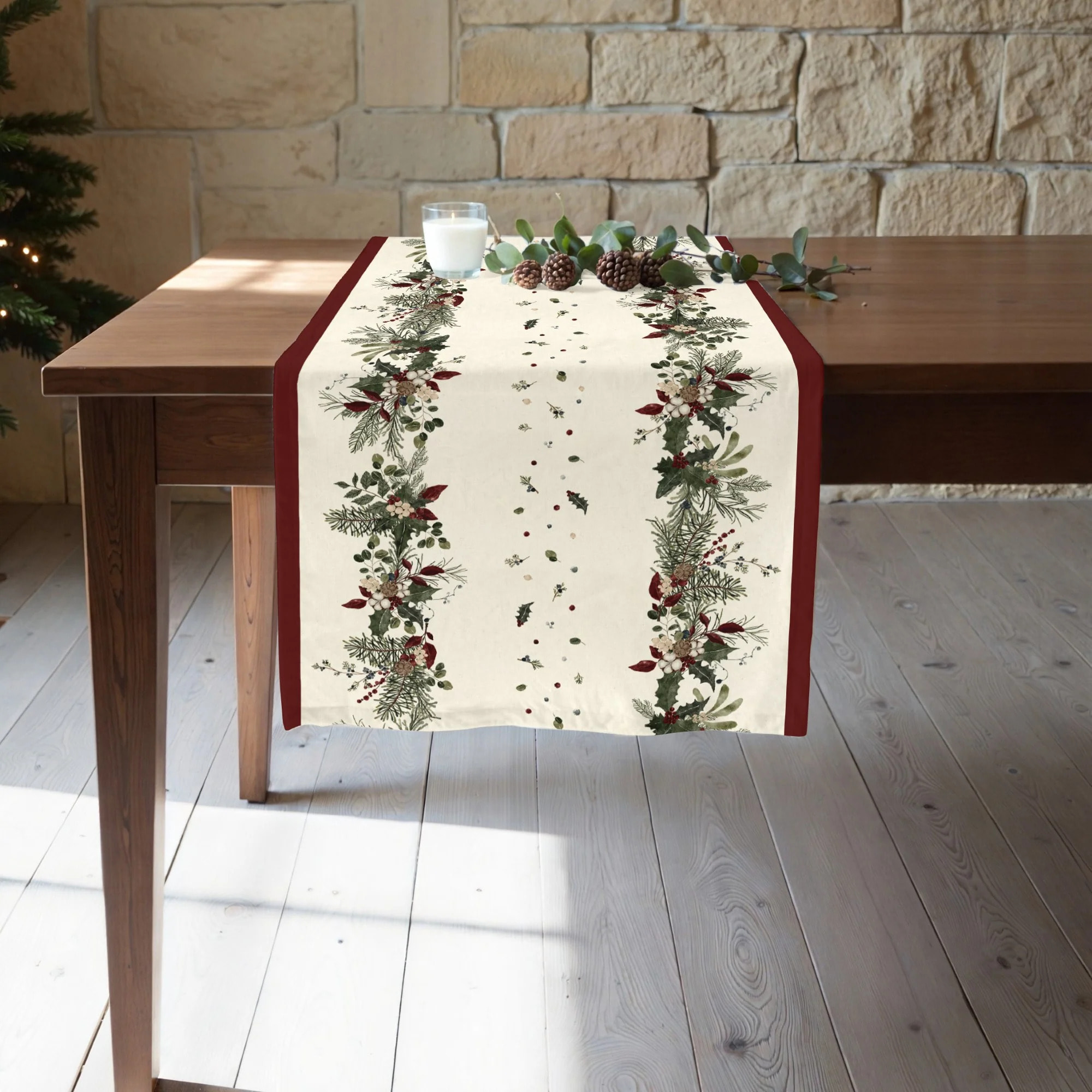 Chemin de table Mistletoe 1225