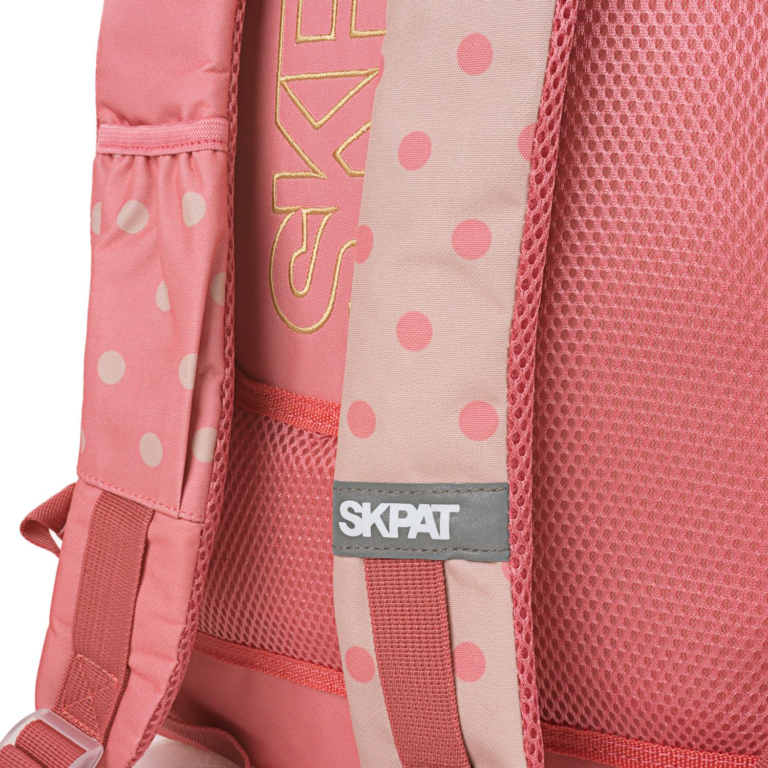 Mochila Skpat Polka Dots Coral