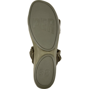 Sandalias - CAMPER Right Nina - Verde - Textil técnico