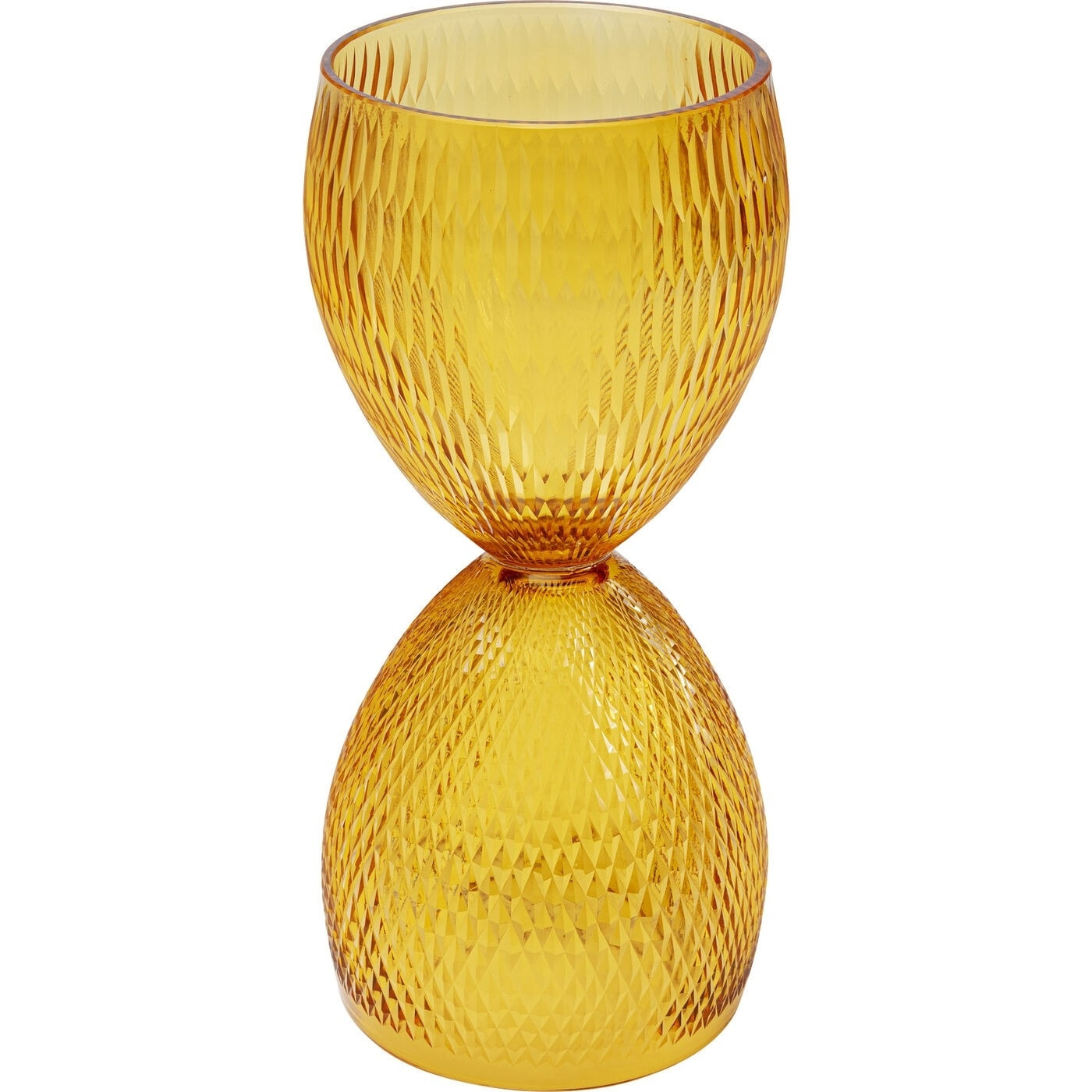 Vase Duetto jaune 31cm Kare Design