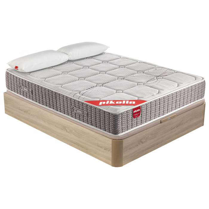 Colchón Muelles Ensacados + Canapé Abatible + Almohada | ENVIO, ENTREGA Y RETIRADA INCLUIDO | Troas