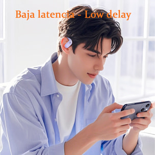 M112 Auriculares Bluetooth 5.4. Sonido panorámico ACS con traductor AI.