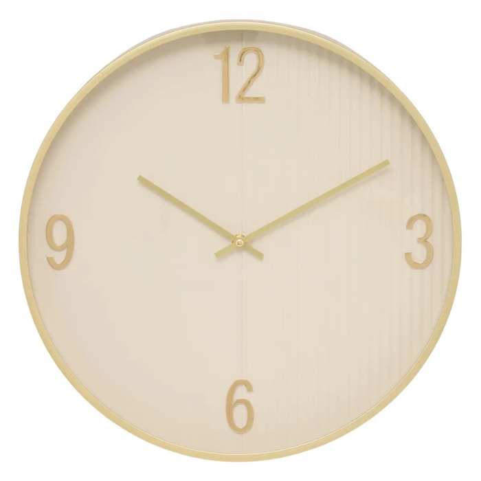 Horloge Amber D.41cm beige
