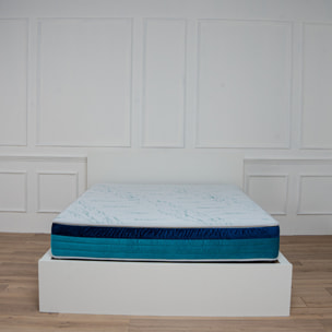 Materasso Una Piazza e Mezza Memory Foam 4 Strati Sfoderabile H26 Meditation - Fascia In Velluto Bicolore 120x190 (Antiacaro - Anallergico - Antibatterico - Ergonomico)