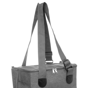 Bolsa de la compra, con ruedas, plegable, 30 L.