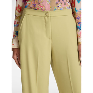 Elena Mirò - Pantaloni in cady - Verde chiaro