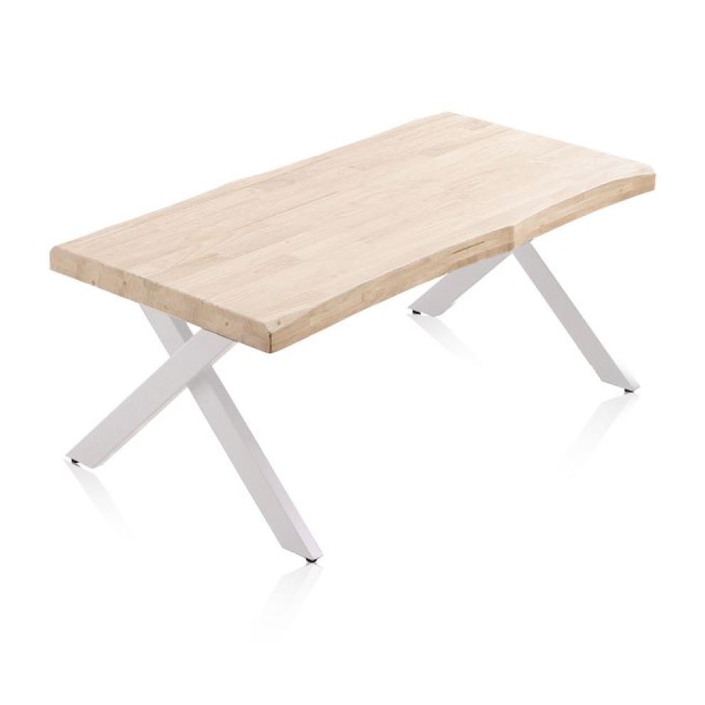 Mesa de centro elevable Xena Fit Roble - Blanco