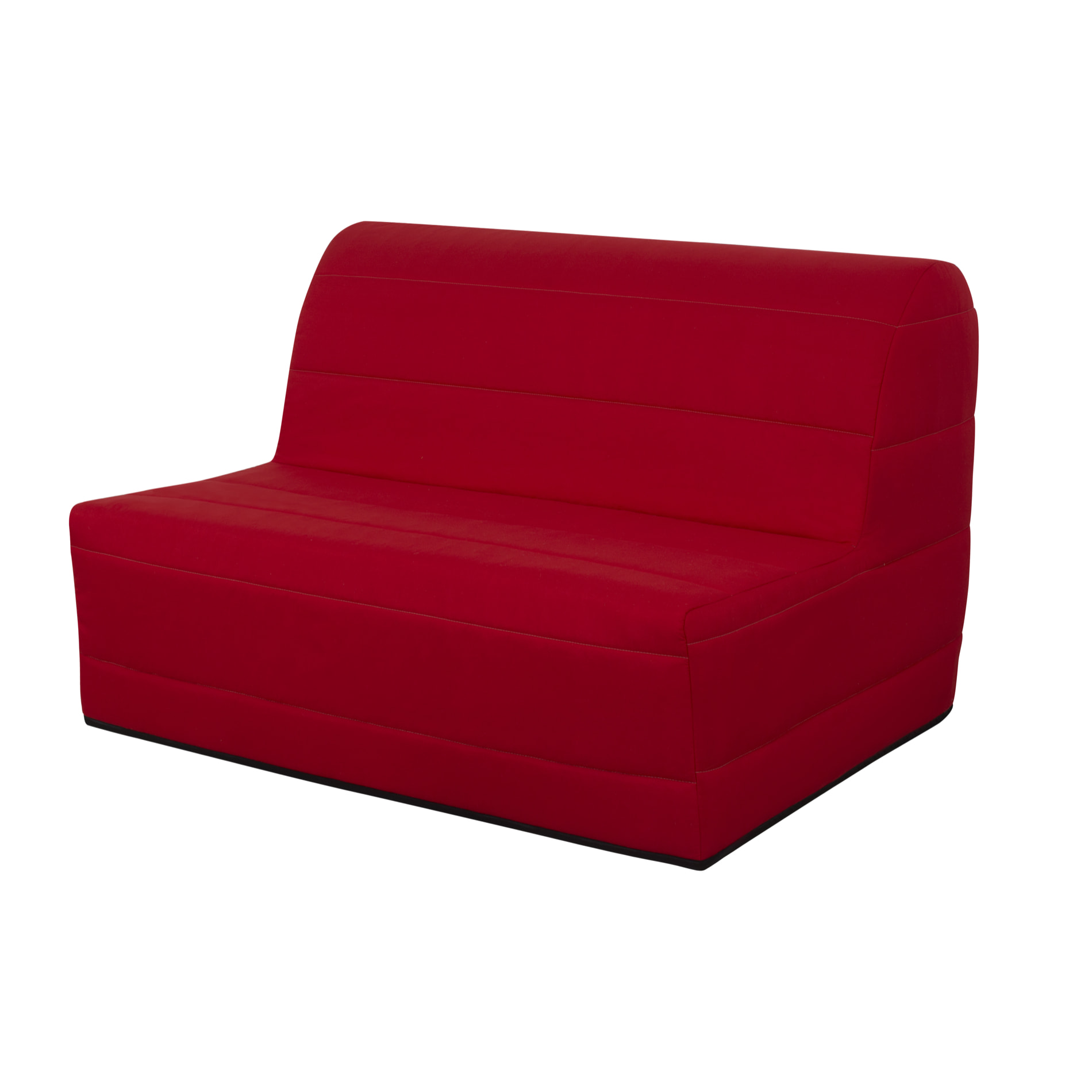 Banquette convertible Melissa, matelas Simmons, 140 x 190 cm, rouge