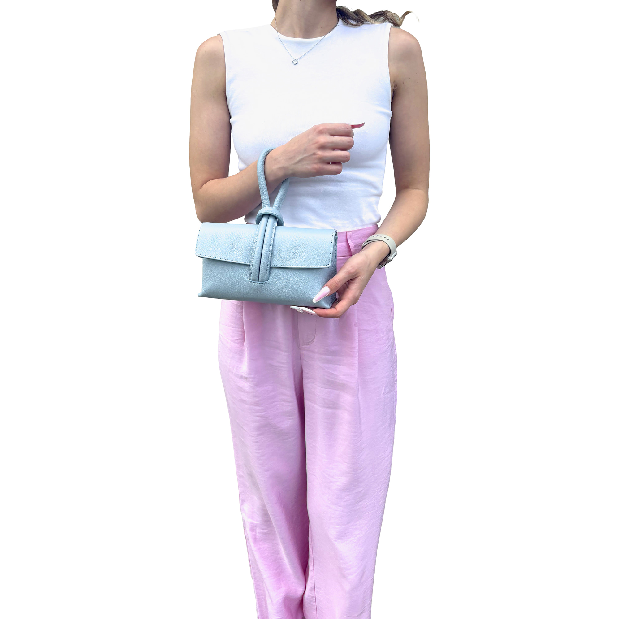 Borsetta Pochette in Vera Pelle Made in Italy