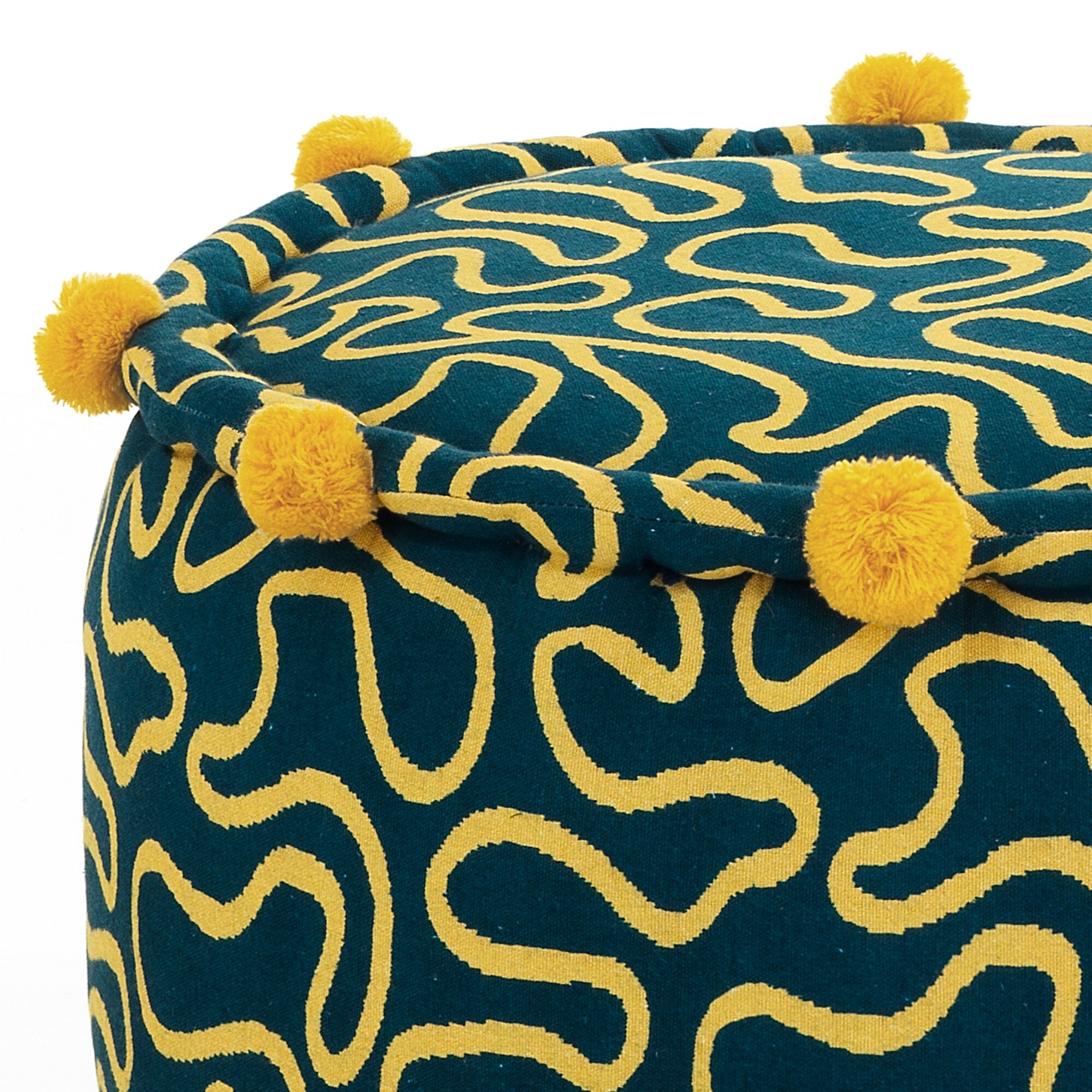 ORESTELUCHETTA Pouf rotondo LUXE