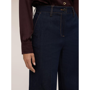 Motivi - Jeans palazzo sartoriale - Blu