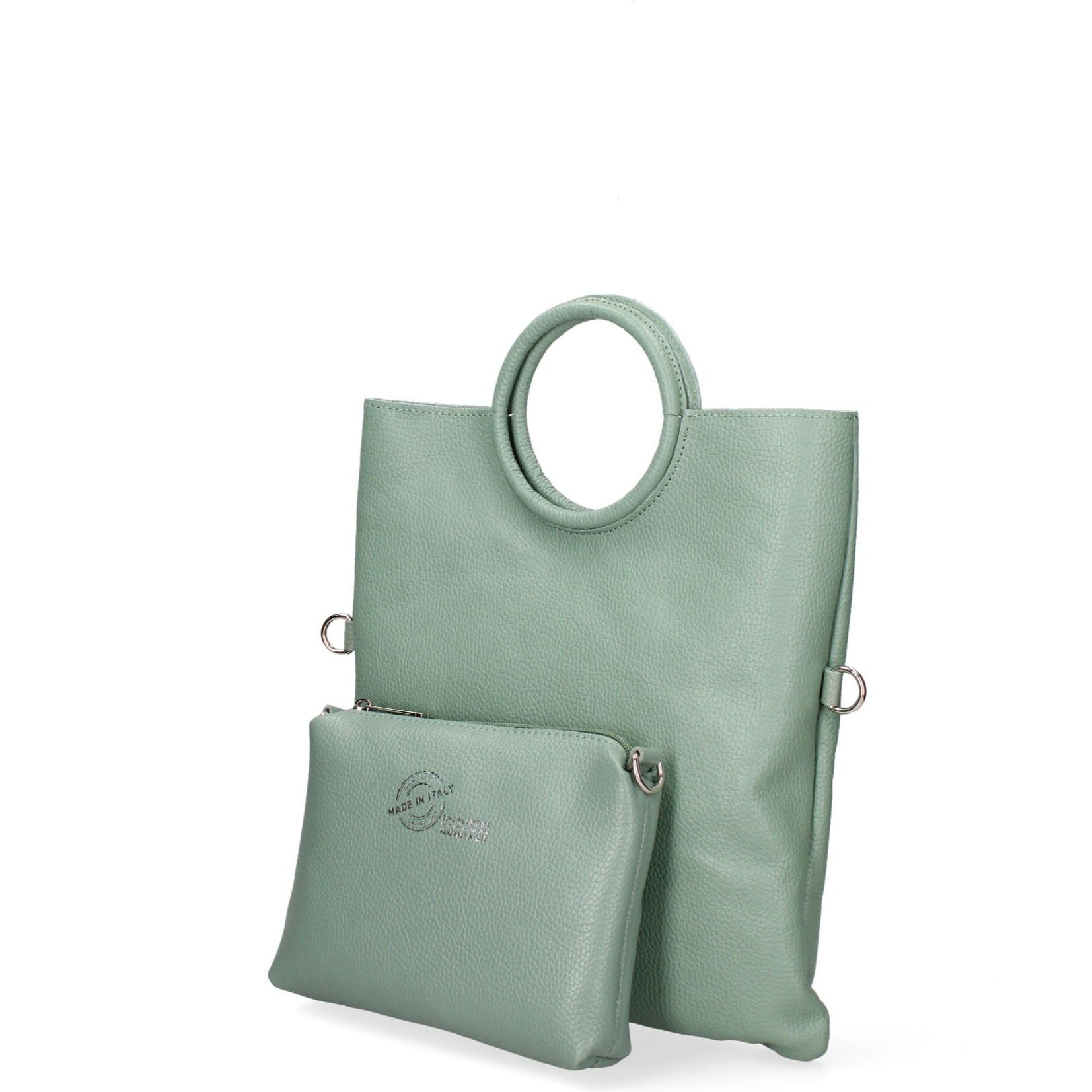 Borsa a mano da donna Made in Italy - Modello Valora Chic - 100% pelle - 29.0 x 30.0 x 1.0 cm