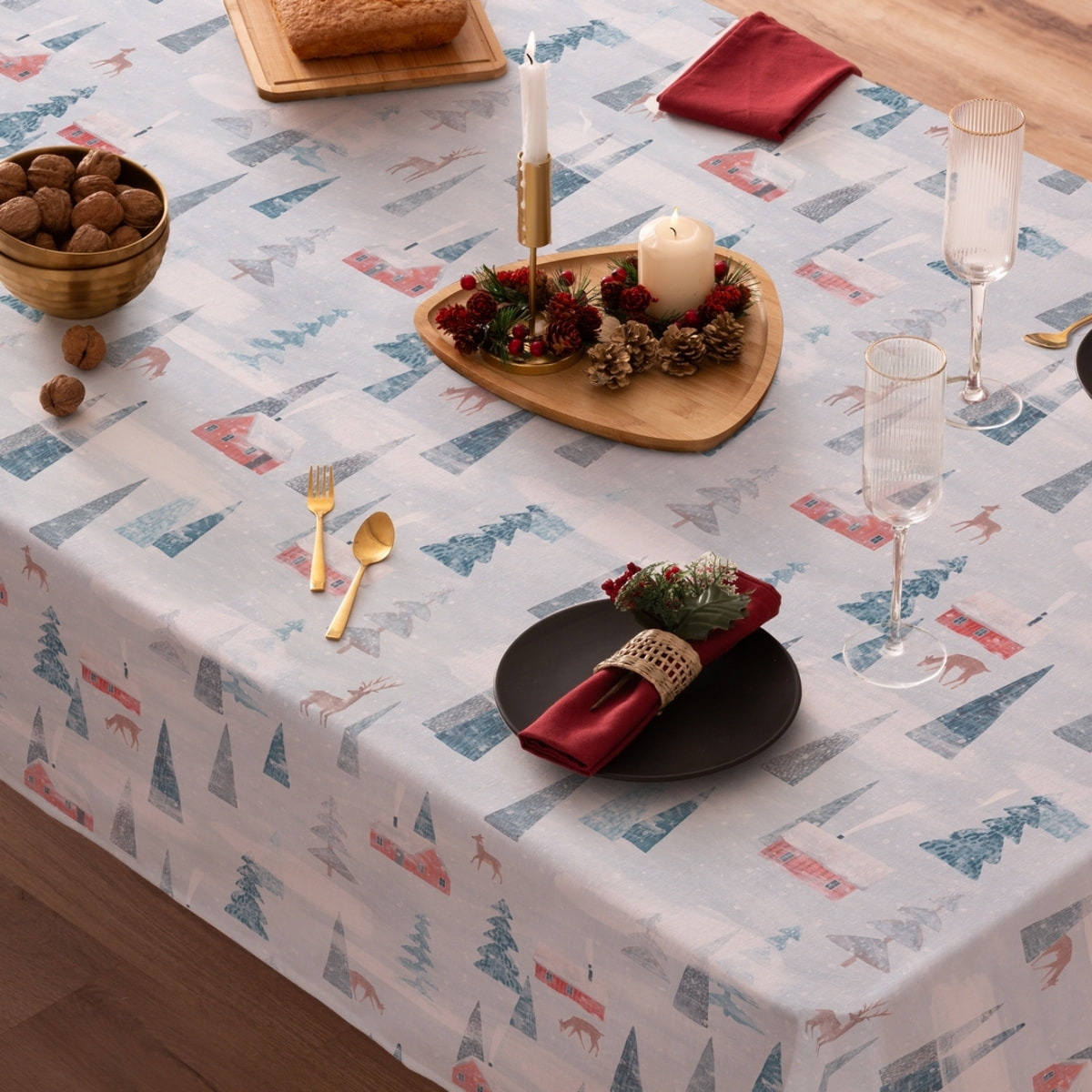 Mantel antimanchas OLAF AZUL