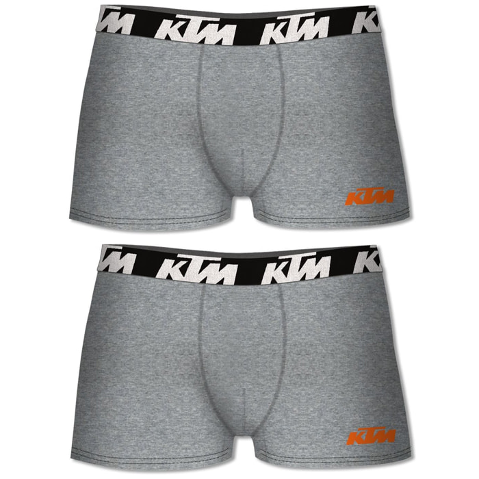 Set de 2 calzoncillos bóxer ktm  gris claro