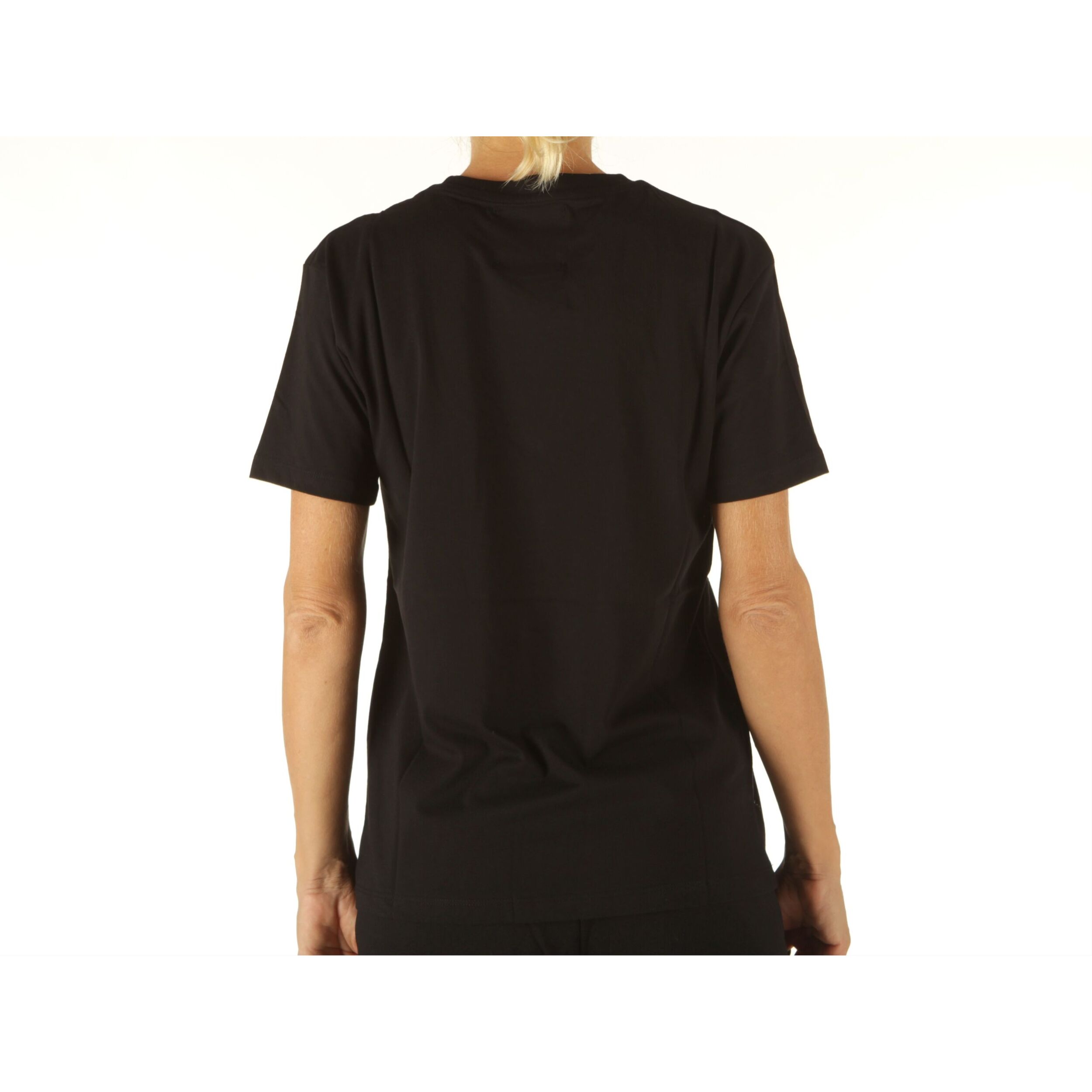 T-Shirt Pyrex T-Shirt In Jersey Donna Nero Nero