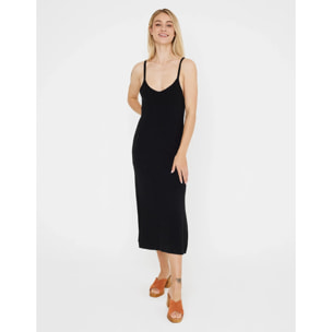 Vestido Midi Tirantes Negro - Efua