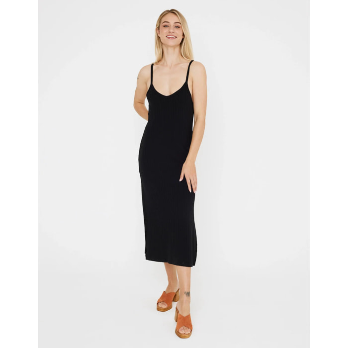 Vestido Midi Tirantes Negro - Efua