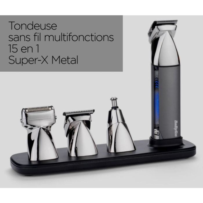 Tondeuse multi usages BABYLISS MT996E Super-X Metal Series