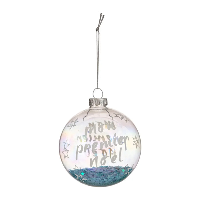 Boule de Noel Verre 80 mm