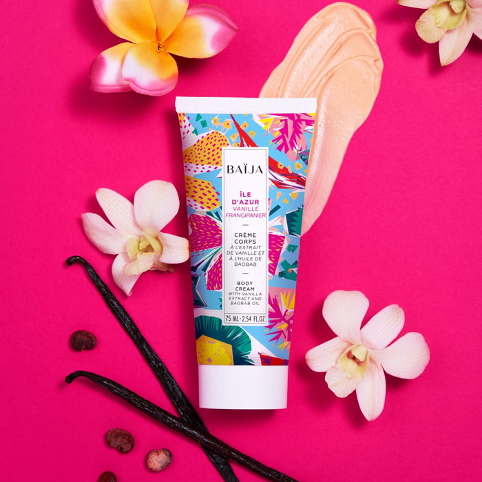 Île d'Azur - Crème Corps à l'extrait de vanille et d'huile de baobab