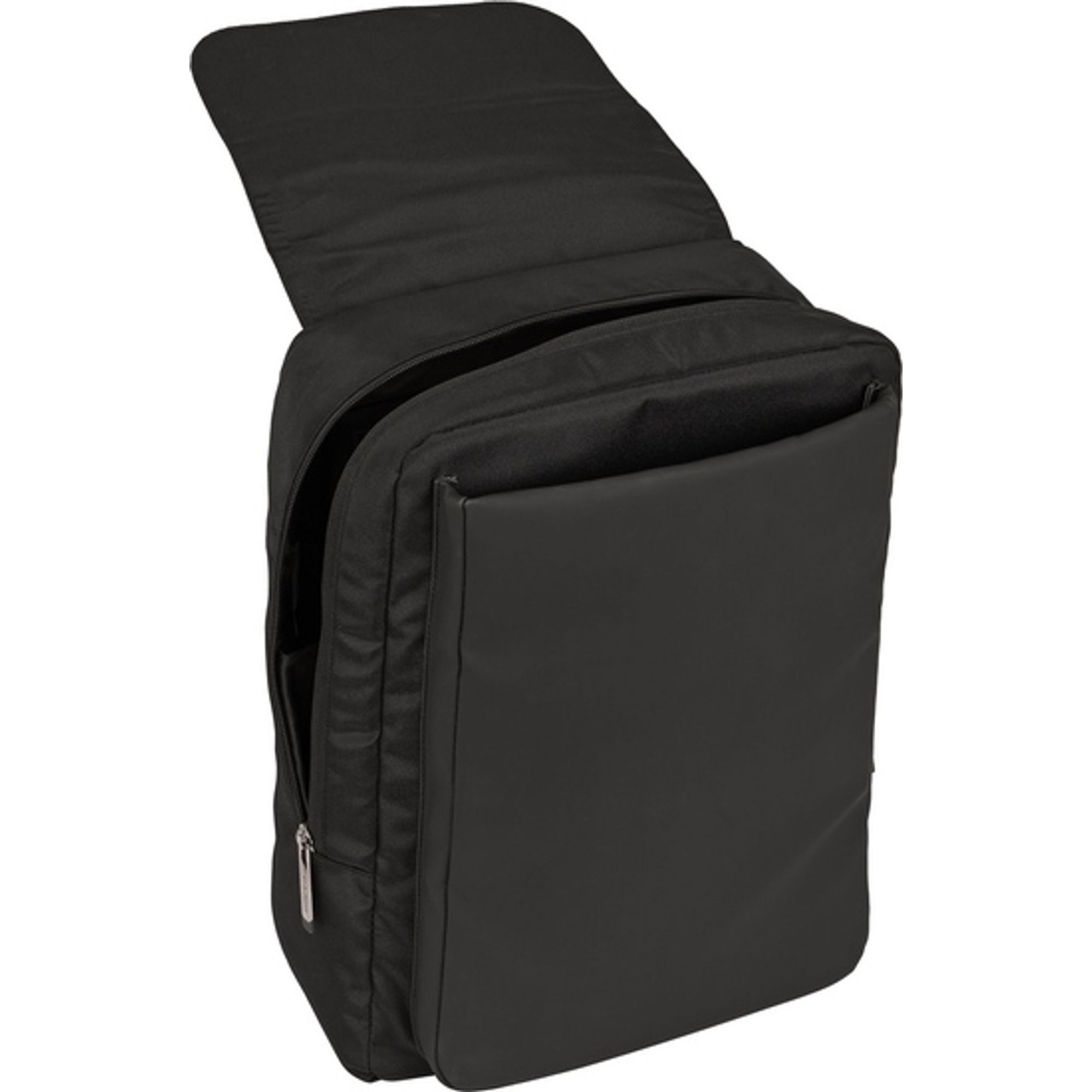 Mochila con solapa portatil 13,3+usb safta business "black"