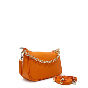 Chicca Borse Pochette Clutch  Arancione