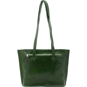 Borsa a spalla da donna - Modello False - 100% pelle - 27.0 x 38.5 x 10.0 cm