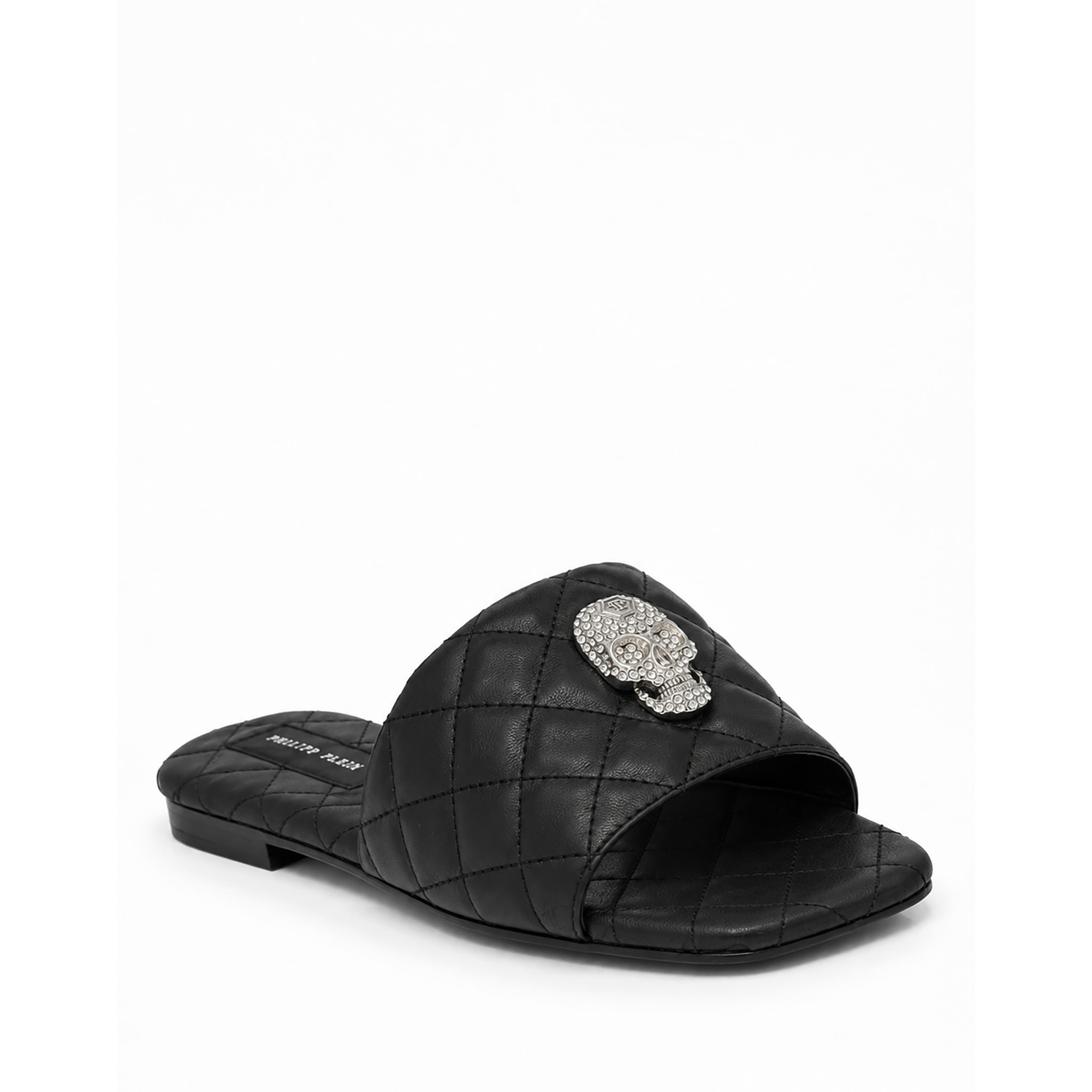 PHILIPP PLEIN Sandali piatti SKULL
