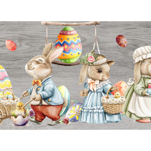 Tappeto Passatoia Cucina Antiscivolo Bunny Easter