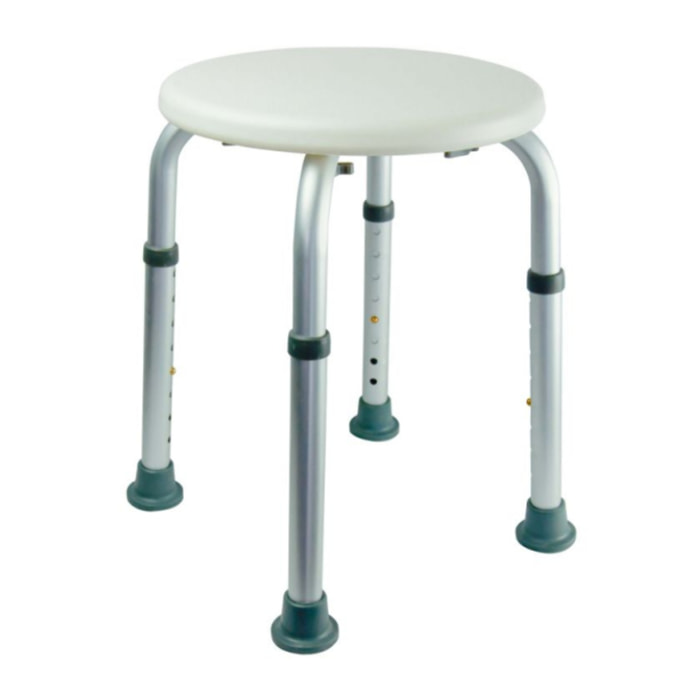 Tabouret de douche PMR PELLET Essentiel rond hauteur réglable
