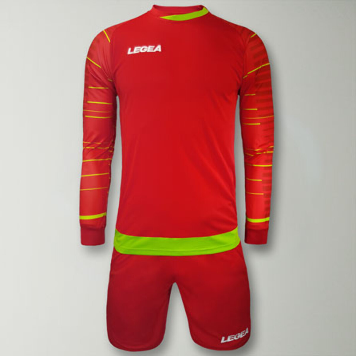 Completino da Portiere REIMS rosso verde fluo junior