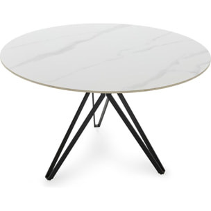 Table à manger ronde céramique 4 personnes - CUMA