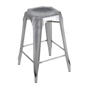 Tabouret de bar en métal au style industriel - STEAL