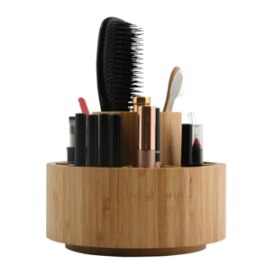 Organizador giratorio de Bambú 20x5,3cm siendo versátil y funcional