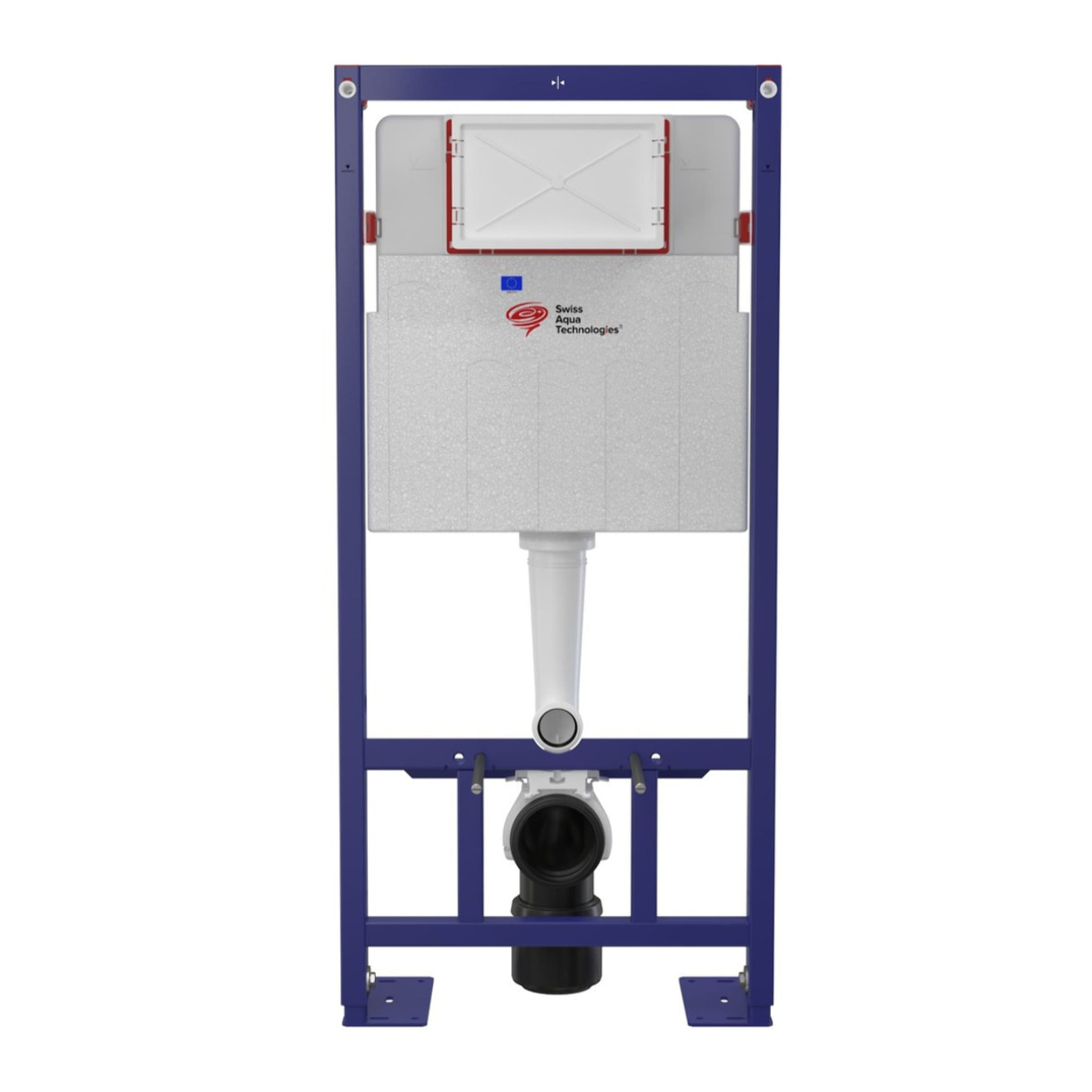 Pack WC bâti-support autoportant + WC sans bride Ceramia PixL avec abattant SoftClose + plaque (STCEPXWT03-U)
