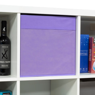 Caja de almacenamiento plegable con base convertible en tapa. 34x38x34 cm.