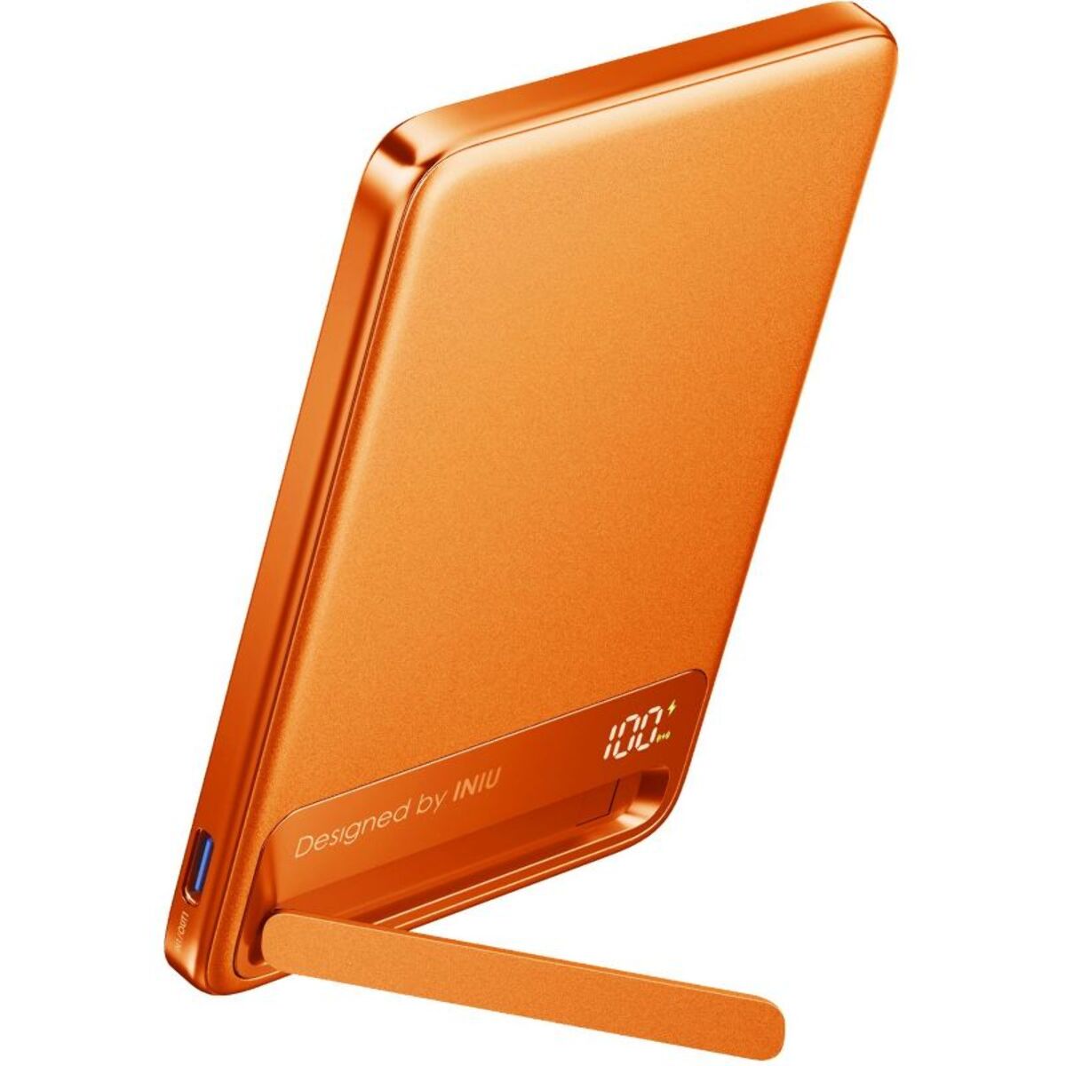 Batterie externe INIU 5000 mAh Magnet Qi2 MagPro slim orange