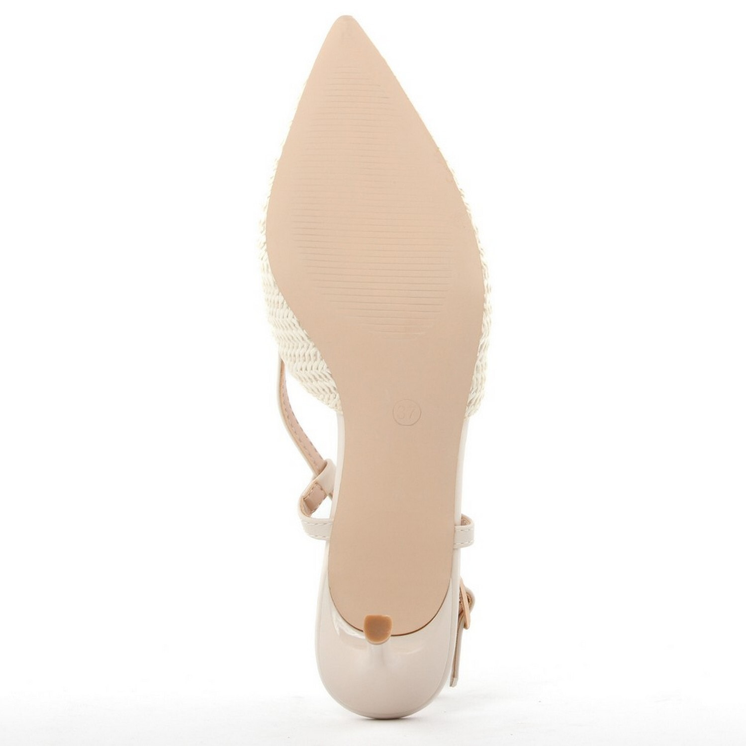 Slingback Donna colore Bianco-Altezza tacco:8cm