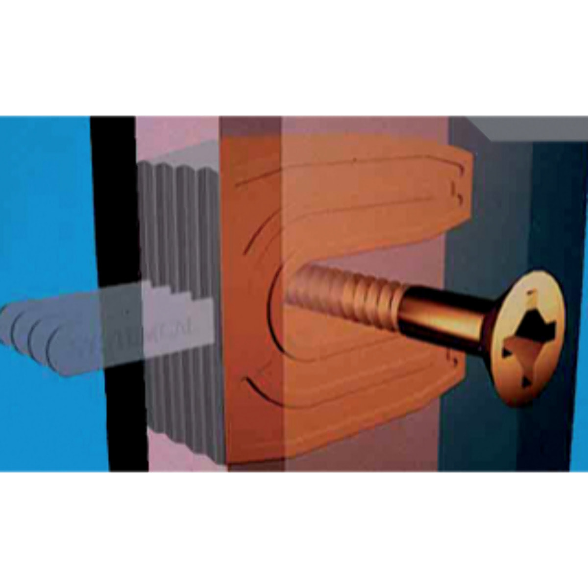 Cale fourchette 701 PRUNIER SAS - Neutre - 30x40 mm pour vis de Ø7 mm - Boite 1000 - SCJP701